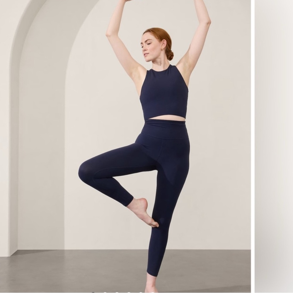 Athleta Elation Ultra High Rise 7/8 Legging - Navy ST